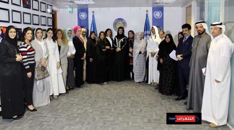 هويدا عطا تكرم الاميرة دعاء بنت محمد وتشارك الجلسة الحوارية بمقر هيئة المرأة العربية