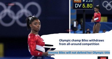 Olympic champ Biles withdraws from all-around competition
