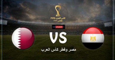 مصر وقطر كأس العرب