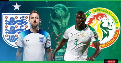 إنجلترا والسنغال كأس العالم 2022