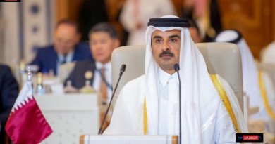 امير قطر في القمة الخليجية: عار على المجتمع الدولي أن يسمح باستمرار الجريمة النكراء في غزة