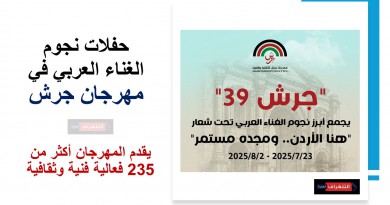 الرواشدة: المهرجان يحمل شعار " هنا الأردن.. ومجده مستمر "