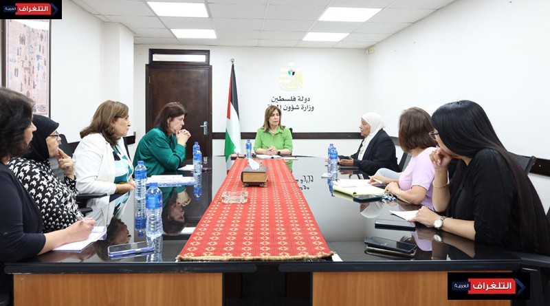 وزارة شؤون المرأة وجمعية النجدة الاجتماعية تناقشان دراسة "اصوات منسية في زمن الابادة"