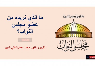 ما الذي نريده من عضو مجلس النواب؟ ما الذي نريده من عضو مجلس النواب؟